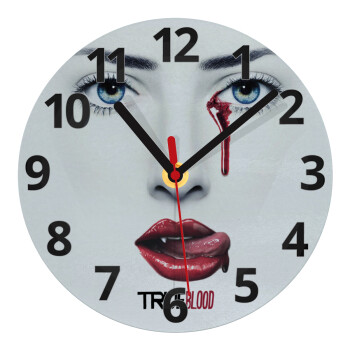 True blood, Ρολόι τοίχου γυάλινο (20cm)