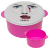 True blood, ΡΟΖ παιδικό δοχείο φαγητού (lunchbox) πλαστικό (BPA-FREE) Lunch Βox M16 x Π16 x Υ8cm