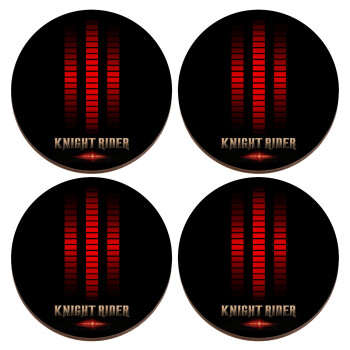 Ο Ιππότης της ασφάλτου, ΣΕΤ x4 Σουβέρ ξύλινα στρογγυλά plywood (9cm)