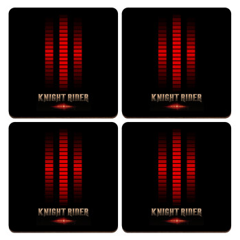 Ο Ιππότης της ασφάλτου, ΣΕΤ x4 Σουβέρ ξύλινα τετράγωνα plywood (9cm)