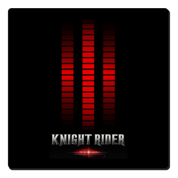 the knight rider, Τετράγωνο μαγνητάκι ξύλινο 6x6cm