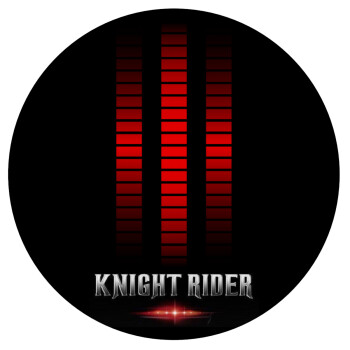 the knight rider, Mousepad Round 20cm