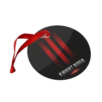the knight rider, Christmas ornament glass 9cm