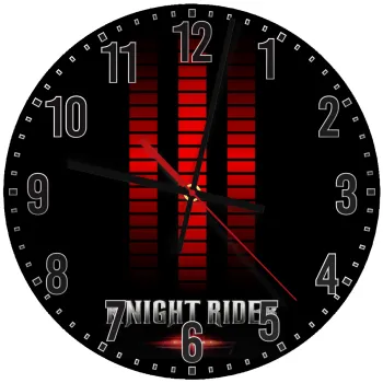 Ο Ιππότης της ασφάλτου, Ρολόι τοίχου ξύλινο (30cm)