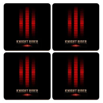 the knight rider, ΣΕΤ x4 Σουβέρ ξύλινα τετράγωνα plywood (9cm)