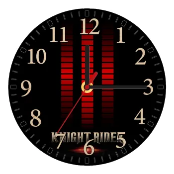 the knight rider, Ρολόι τοίχου ξύλινο plywood (20cm)