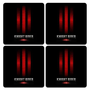 Ο Ιππότης της ασφάλτου, ΣΕΤ 4 Σουβέρ ξύλινα τετράγωνα (9cm)