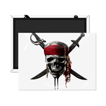 Pirates of the Caribbean, Ορθογώνιο μαγνητάκι ψυγείου διάστασης 9x6cm