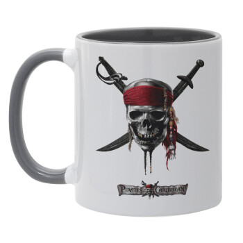 Pirates of the Caribbean, Mug colored grey, ceramic, 330ml