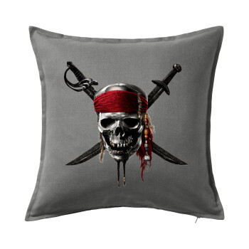 Pirates of the Caribbean, Sofa cushion Grey 50x50cm includes filling