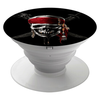 Pirates of the Caribbean, Phone Holders Stand  Λευκό Βάση Στήριξης Κινητού στο Χέρι