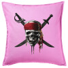 Sofa cushion Pink 50x50cm includes filling