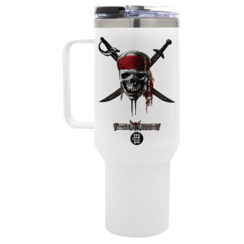 Pirates of the Caribbean, Mega Stainless steel Tumbler with lid, double wall 1,2L