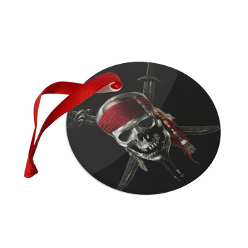 Pirates of the Caribbean, Christmas ornament glass 9cm