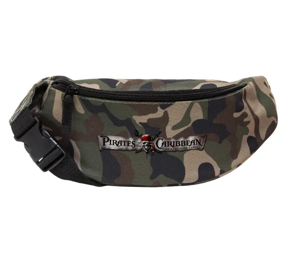 Pirates of the Caribbean — Unisex waist bag (banana) in Jungle camouflage color with 2 pockets