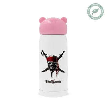 Pirates of the Caribbean, Pink stainless steel thermal flask, 320ml