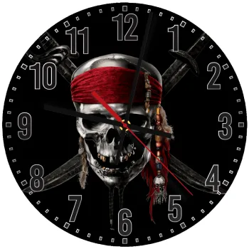 Pirates of the Caribbean, Ρολόι τοίχου ξύλινο (30cm)