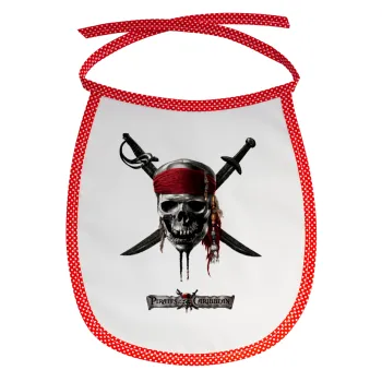 Pirates of the Caribbean, Σαλιάρα μωρού αλέκιαστη με κορδόνι Κόκκινη