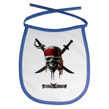 Pirates of the Caribbean, Σαλιάρα μωρού αλέκιαστη με κορδόνι Μπλε