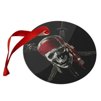 Pirates of the Caribbean, Christmas ornament glass 9cm
