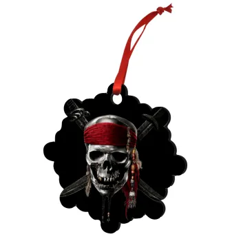Pirates of the Caribbean, Στολίδι Χριστουγεννιάτικο στολίδι snowflake ξύλινο 7.5cm