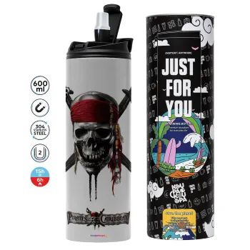Pirates of the Caribbean, Tumbler stainless steel GREY 600ml