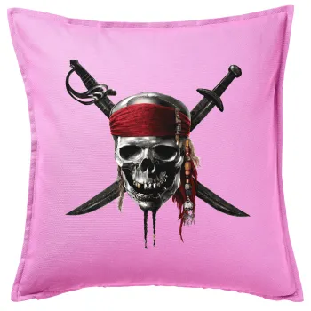 Pirates of the Caribbean, Sofa cushion Pink 50x50cm includes filling