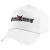 Children's Baseball Cap, 100% Cotton Twill, White (COTTON, CHILDREN'S, UNISEX, ONE SIZE)