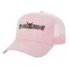 Structured Trucker Children's Hat, with Mesh, PINK (100% COTTON, CHILDREN'S, UNISEX, ONE SIZE)