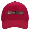 Adult Ultimate Hat RED, (100% COTTON DRILL, ADULT, UNISEX, ONE SIZE)