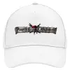 Adult Baseball Cap, Drill, White (100% COTTON, ADULT, UNISEX, ONE SIZE)