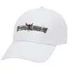 Adult Baseball Cap White 5-panel (POLYESTER, ADULT, UNISEX, ONE SIZE)