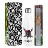 Easter candle, metallic white thermos bottle (500ml) & aromatic flat candle (30cm) (GRAY)