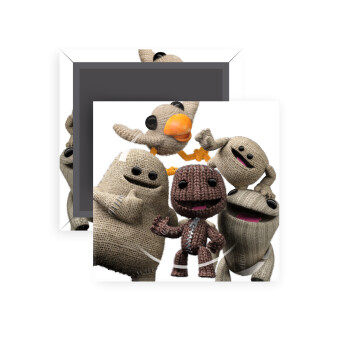 Little big planet, Μαγνητάκι ψυγείου τετράγωνο διάστασης 5x5cm