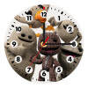 Wooden wall clock (20cm)