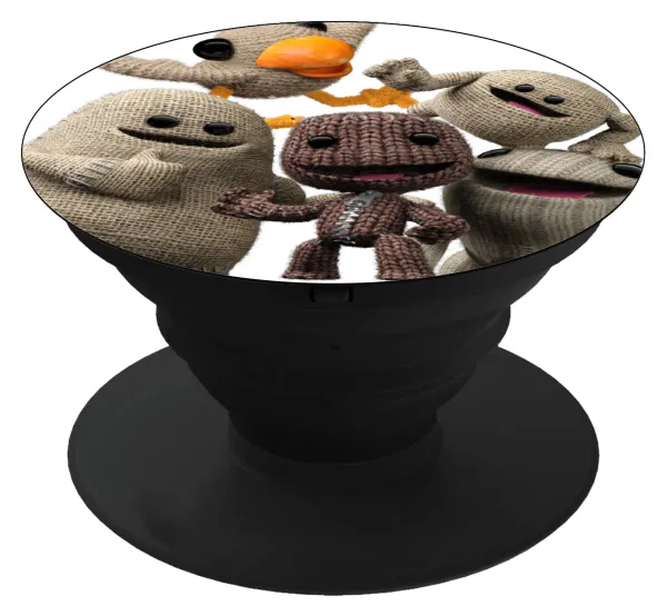 Little big planet — Phone Holders Stand  Black Hand-held Mobile Phone Holder