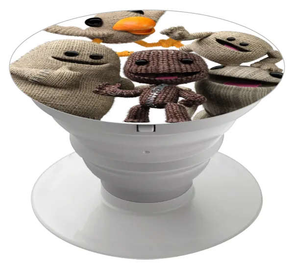 Little big planet — Phone Holders Stand  White Hand-held Mobile Phone Holder