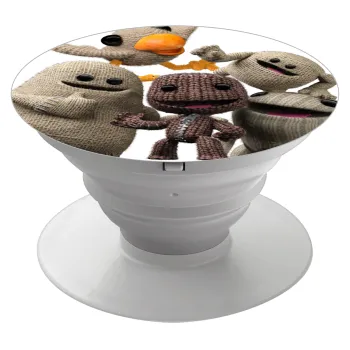 Little big planet, Phone Holders Stand  Λευκό Βάση Στήριξης Κινητού στο Χέρι