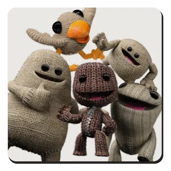 Little big planet, Τετράγωνο μαγνητάκι ξύλινο 9x9cm