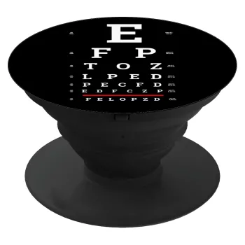 EYE test chart, Phone Holders Stand  Μαύρο Βάση Στήριξης Κινητού στο Χέρι