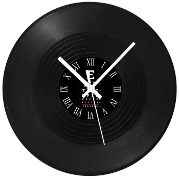 EYE test chart, Ρολόι τοίχου Βινύλιο (30cm)