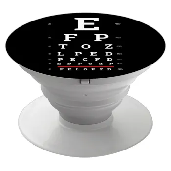 EYE test chart, Phone Holders Stand  Λευκό Βάση Στήριξης Κινητού στο Χέρι