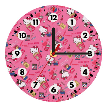Hello kitty, Wooden wall clock (20cm)