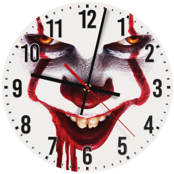 IT Pennywise, Ρολόι τοίχου ξύλινο (30cm)