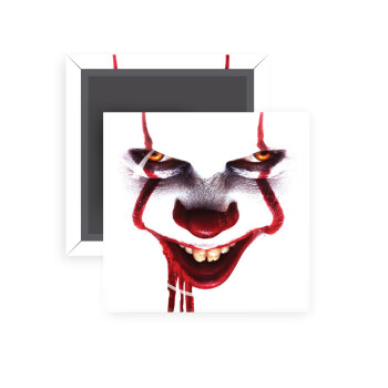 IT Pennywise, Μαγνητάκι ψυγείου τετράγωνο διάστασης 5x5cm