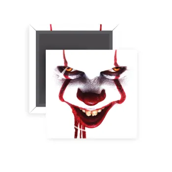 IT Pennywise, Μαγνητάκι ψυγείου τετράγωνο διάστασης 5x5cm
