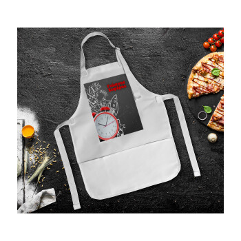 Ώρα για σχολείο, Ποδιά Σεφ Ολόσωμη Παιδική (με ρυθμιστικά και 2 τσέπες)