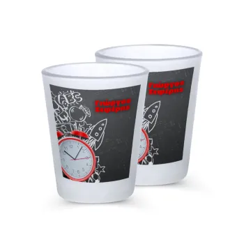 Ώρα για σχολείο, Σφηνοπότηρα γυάλινα 45ml του πάγου (2 τεμάχια)