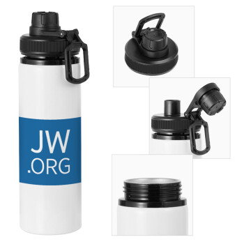 JW.ORG, Μεταλλικό παγούρι νερού με καπάκι ασφαλείας, αλουμινίου 850ml