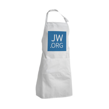 JW.ORG, Adult Chef Apron (with sliders and 2 pockets)